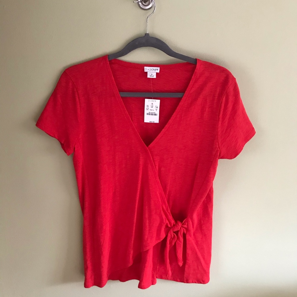 J. Crew wrap t-shirt